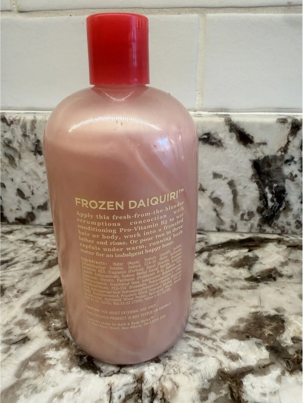 NEW Bath & Body Works TEMPTATIONS FROZEN DAIQUIRI wash 3 in 1